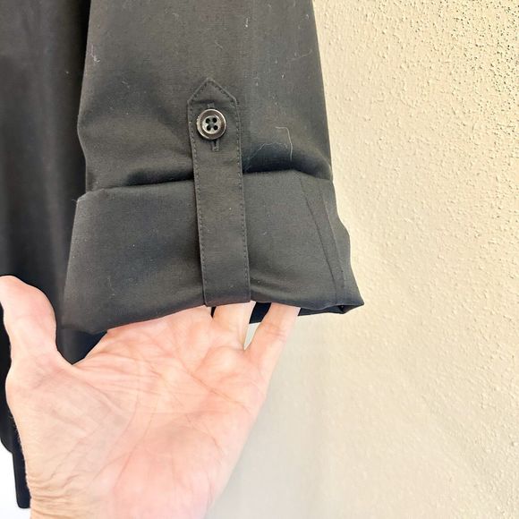 Chicos button down shirt size 0 - Medium  - Black - no iron - Picture 7 of 13